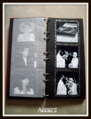 "inside wedding album" by Annie Karayanni