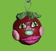 Tomato Ornament by Carol Van Norman