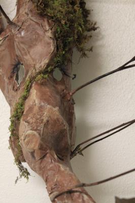 "Tree Mask (detail)" by Charlene Altenderfer