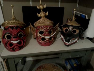 "Masks for The King and I" by Joey Lopez
