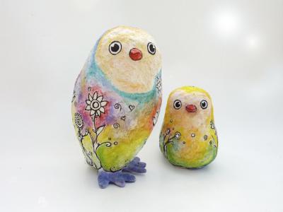 "Tamashi Birds- Emma and Lou" by Anat Bar Am