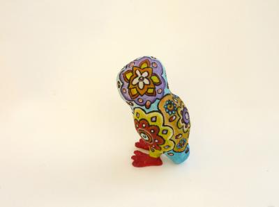 "Mandy the Mandala Bird- side view" by Anat Bar Am