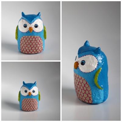 "Little Blue Owl" by Holly St.Denis