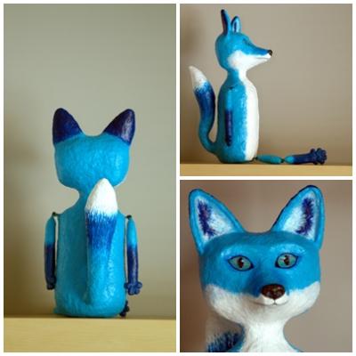 "Blue Fox" by Holly St.Denis