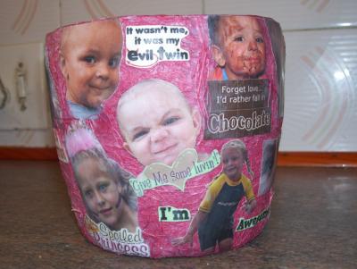 "Julie's personalised pot" by Loretta Nel