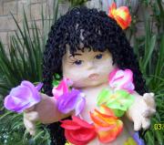 Hula Girl - Piñata (close up) by Loretta Nel