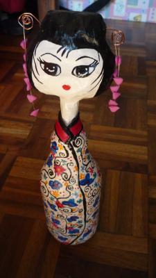 "Kokeshi II" by Mirta Pastorino