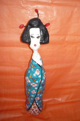 "Kokeshi III" by Mirta Pastorino