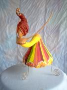 Flower Dancer Sculpture by Adriana Di Macedo