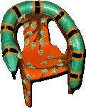 snake chair by Sharon Winner
