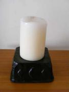 Candle Holder with Candle by Anne Marie and Karen