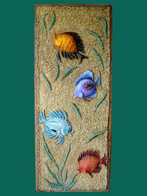 "Decorative panel "Fish"" by Margarita Amar