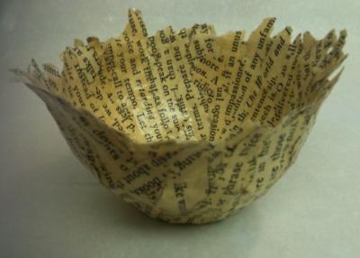 "Book bowl" by Olivia Tejeda