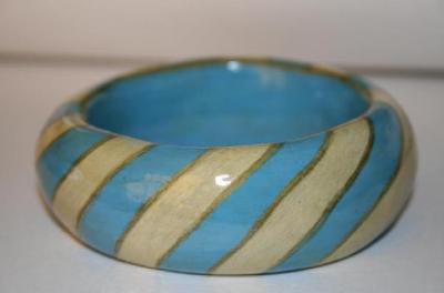 "Bangle - Blue & Gold" by Marzanne Meyer