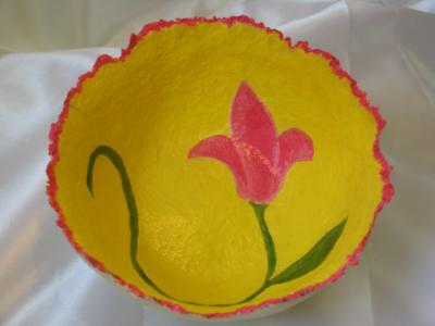 "tulip bowl" by Revital Hakim Strichman