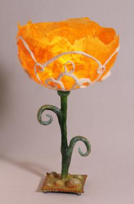 "table lamp-fantasy flower" by Revital Hakim Strichman