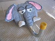 "Hook elephant, Crochet éléphant" by Johanne Bourget