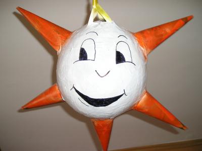"The sun piñata" by Lidija Mihalicek