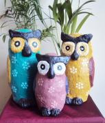 owls by Geula Harari