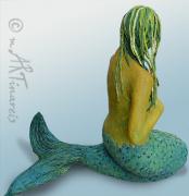 "Caught" Mermaid  from behind by Martina Reis