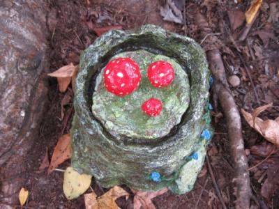 "Tree Stump Jar" by Evelyn Nearhood