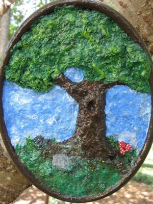 "Bas-Relief Tree" by Evelyn Nearhood