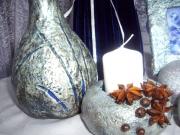 Christmas decorations in silver and blue by Iva Mincheva