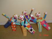 four clowns by Josane Gauer