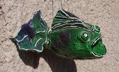 "green fish" by Marina Zigri