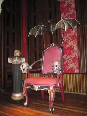 "Finished Bat Throne" by Karen Stix