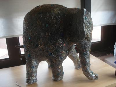 "Studded Elephant" by Patricia Vallina-Mackie