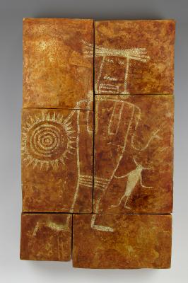 "Petroglyph Wall" by Susan Ryan