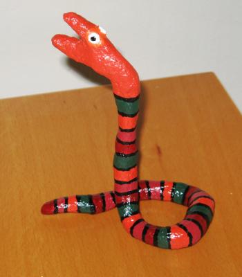 "Orange snake" by Herut Frostig