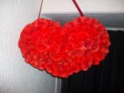 Red rose valentines day pinata by Siobhan Gallgher