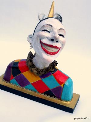 "Harlequin with 'pointy' hat" by Eric Wilson
