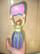 Small Indian doll with notice 2 by Lola Quiros