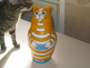 orange cat 1 by Lola Quiros
