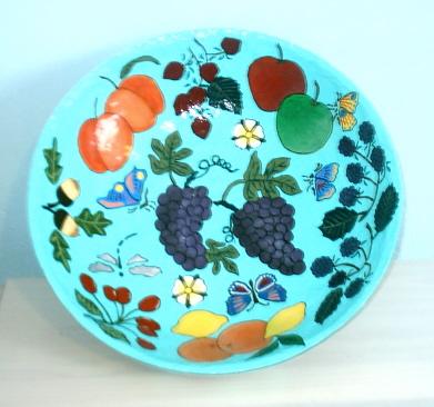 "Fruits & Flowers Bowl (Pic 1)" by Elna Badenhorst