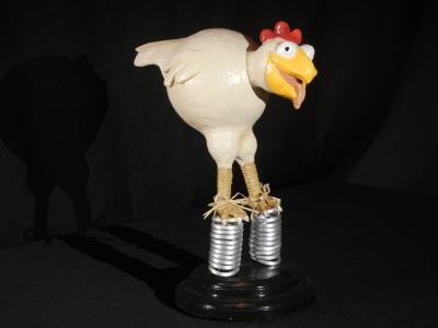 "A Spring Chicken - sold" by John Hancock