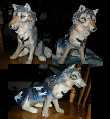 "Work In Progress Wolf" by Erin Cooper