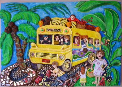 "Caribbean Bus" by Alison Day