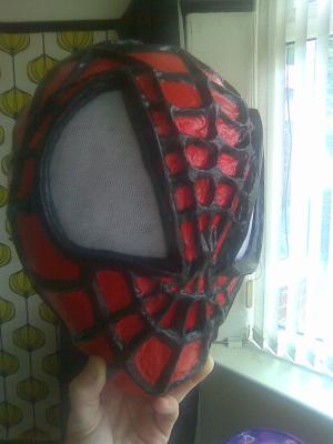 "Spiderman mask" by Anthony Corrigan