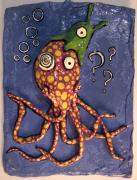 Octopus And The Brain Slug by Trifunovic Teodora