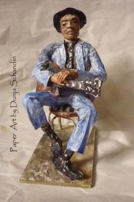 "John Lee Hooker" by Dunja Schandin