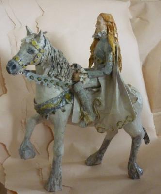 "Queen Elizabeth I. on a horse" by Dunja Schandin