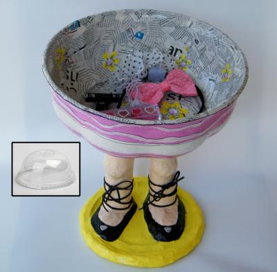 "BALLERINA Footed Bowl" by Racheli Ben Aharon