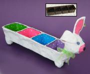 Recycled White Bunny Card Holder by Racheli Ben Aharon