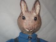 Mr Rabbits head by Catherine Kirkwood