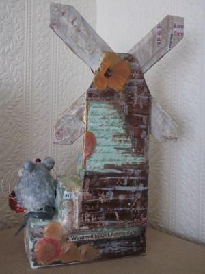 "behind the windmill" by Catherine Kirkwood