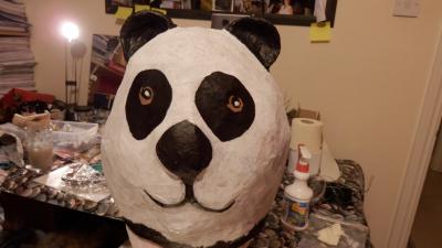 "PANDA MASK" by Caz James